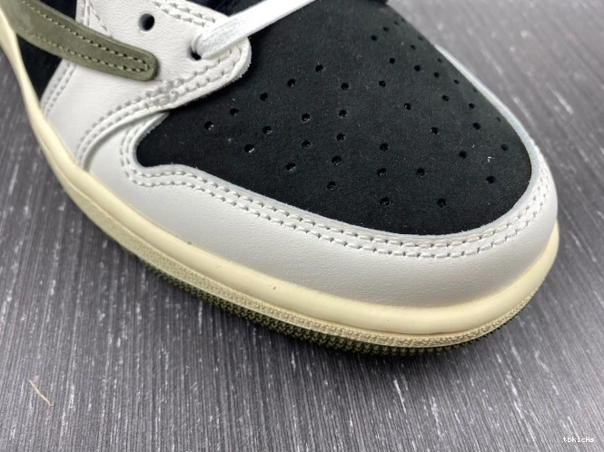 Rep TB WMNS Olive 1 Low Air DZ4137-106 x Travis OG Jordan Scott 0808